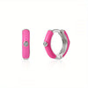 Wholesale Luxury Zircon Earrings Set Geometric Style Copper