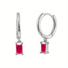 Wholesale Luxury Zircon Earrings Set Geometric Style Copper