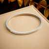 Wholesale Magnetic Czech Diamond Bracelet Titanium Steel Geometric Style Electroplated Unisex Jewelry