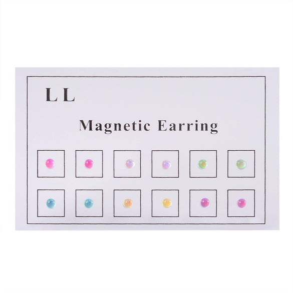 Wholesale Magnetic Nonhole Nose Nails Nonperforated Lip Nails And Ear Bone Nails Electroplated Simple Style