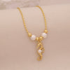 Wholesale Marine Animal Pendant Necklace With Imitation Pearl And Copper Material