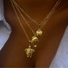 Wholesale Marine Animals Geometric Stainless Steel 18K Gold Plated Necklace