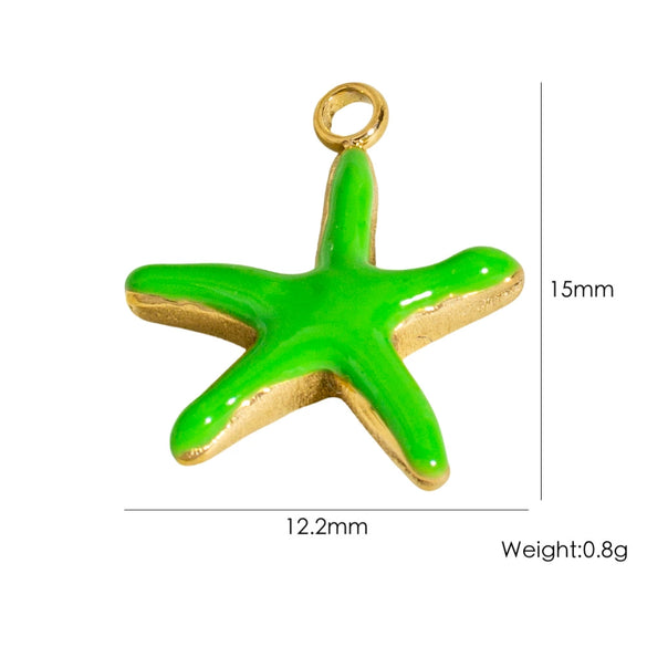 Wholesale Marine Animals Stainless Steel Pendant Jewelry With Electroplating Vacuum In Furnace Process