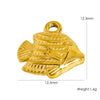 Wholesale Marine Animals Stainless Steel Pendant Jewelry With Electroplating Vacuum In Furnace Process