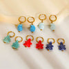 Wholesale Marine Earrings Stainless Steel Animal Shaped Niche Design Nonfading Earrings
