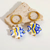 Wholesale Marine Earrings Stainless Steel Animal Shaped Niche Design Nonfading Earrings