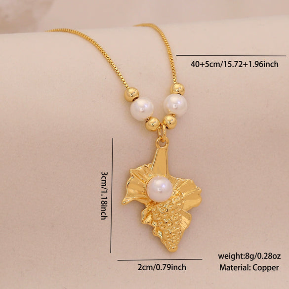 Wholesale Marine Life Style Animal Zodiac Copper Pendant Necklace