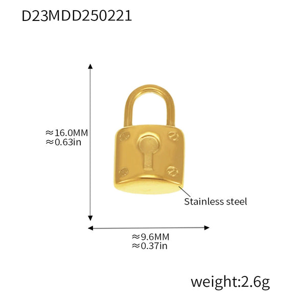 Wholesale Marine Series Stainless Steel Jewelry Accessories Pendant With Love And Heart Flower Pattern Electroplated Titanium Steel Necklace Pendant