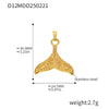 Wholesale Marine Series Stainless Steel Jewelry Accessories Pendant With Love And Heart Flower Pattern Electroplated Titanium Steel Necklace Pendant