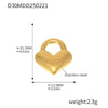Wholesale Marine Series Stainless Steel Jewelry Accessories Pendant With Love And Heart Flower Pattern Electroplated Titanium Steel Necklace Pendant