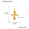 Wholesale Marine Series Stainless Steel Jewelry Accessories Pendant With Love And Heart Flower Pattern Electroplated Titanium Steel Necklace Pendant