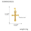 Wholesale Marine Series Stainless Steel Jewelry Accessories Pendant With Love And Heart Flower Pattern Electroplated Titanium Steel Necklace Pendant