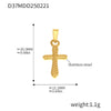 Wholesale Marine Series Stainless Steel Jewelry Accessories Pendant With Love And Heart Flower Pattern Electroplated Titanium Steel Necklace Pendant