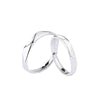 Wholesale M?bius Ring 925 Sterling Silver Geometric Fashion Electroplated Unisex Couple Ring