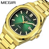 Wholesale Men's Alloy And Fine Steel Casual Square Dial Luminous Business Calendar Quartz Watch