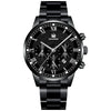 Wholesale Men's Alloy And Stainless Steel Business Style Round Dial Quartz Watch With Horseshoe Buckle