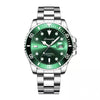 Wholesale Men's Alloy And Stainless Steel Watch Round Dial Luminous Waterproof Trendy Sports Watch