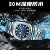Wholesale Men's Alloy And Stainless Steel Waterproof Ultrathin Square Business Quartz Watch
