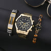 Wholesale Men's Alloy And Titanium Watch With Round Dial Pin Buckle Spiral Crown And Leisure Style