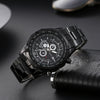 Wholesale Men's Alloy Band Set Watch Leisure Style Round Dial Quartz Movement