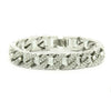 Wholesale Men's Alloy Geometric Diamond Bracelet Hiphop Style Goldplated