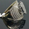 Wholesale Men's Alloy Gold Plated Geometric Ring
