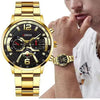 Wholesale Men's Alloy Iron Band Round Dial Leisure Quartz Watch