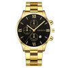 Wholesale Men's Alloy Iron Band Round Dial Leisure Quartz Watch