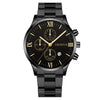 Wholesale Men's Alloy Iron Band Round Dial Leisure Quartz Watch