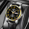 Wholesale Men's Automatic Quartz Watch Stainless Steel Steel Mineral Strengthened Glass Round Dial Waterproof Luminous