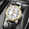 Wholesale Men's Automatic Quartz Watch Stainless Steel Steel Mineral Strengthened Glass Round Dial Waterproof Luminous