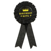 Wholesale Men's Birthday Party Tinplate Badges With Dripping Glue Process In Blue Gold And Black Gold