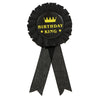 Wholesale Men's Birthday Party Tinplate Badges With Dripping Glue Process In Blue Gold And Black Gold