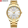 Wholesale Men's Business Fashion Quartz Watch Alloy Case Stainless Steel Strap Round Dial Luminous Calendar