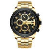 Wholesale Men's Business Fashion Waterproof Quartz Watch With Stainless Steel Band Round Dial Alloy Case And Mineral Reinforced Glass Mirror