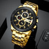 Wholesale Men's Business Fashion Waterproof Quartz Watch With Stainless Steel Band Round Dial Alloy Case And Mineral Reinforced Glass Mirror