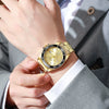 Wholesale Men's Business Steel Belt Quartz Watch With Calendar And Multi Function Round Dial