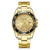Wholesale Men's Business Steel Belt Quartz Watch With Calendar And Multi Function Round Dial