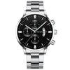 Wholesale Men's Business Style Calendar Watch With Alloy Strap And Round Dial