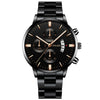 Wholesale Men's Business Style Calendar Watch With Alloy Strap And Round Dial