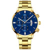 Wholesale Men's Business Style Calendar Watch With Alloy Strap And Round Dial