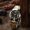 Wholesale Men's Business Style Watch Tungsten Steel Case And Strap Round Dial Waterproof