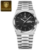Wholesale Men's Business Style Waterproof Round Dial Quartz Watch With Alloy Case And Stainless Steel Strap