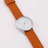 Wholesale Men's Casual Quartz Watch With Round Dial Alloy Case Imitation Leather Strap And Stainless Steel Buckle