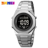 Wholesale Men's Electronic Watch Alloy And Stainless Steel Geometric Round Dial