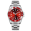 Wholesale Men's Fashion Metal Case Stainless Steel Strap Round Dial Quartz Watch