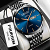 Wholesale Men's Fashion Watch Alloy Case And Strap Round Dial Mineral Strengthened Glass Mirror Quartz Movement Waterproof Calendar