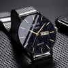 Wholesale Men's Fashion Watch Alloy Case And Strap Round Dial Mineral Strengthened Glass Mirror Quartz Movement Waterproof Calendar
