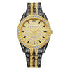 Wholesale Men's Fashionable Quartz Watch With Alloy Case Steel Strip Strap Round Dial And Rome Scale