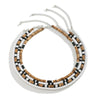Wholesale Men's Handmade Wooden Beads Hip Hop Style Clavicle Necklace